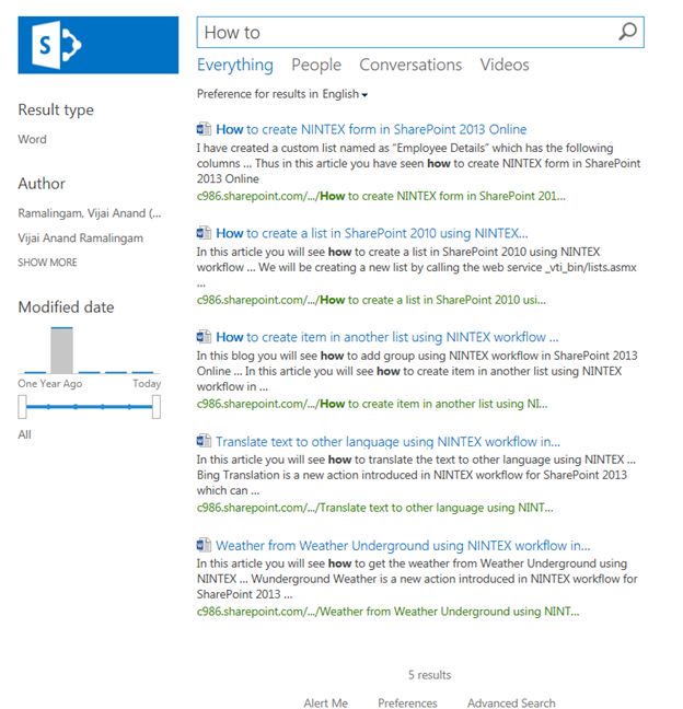 Check in and publish the page